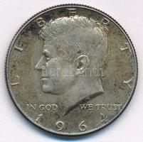 Amerikai Egyesült Államok 1964. 1/2$ Ag "Kennedy" T:AU patina USA 1964. 1/2 Dollar Ag "Kennedy" C:AU patina Krause KM#202