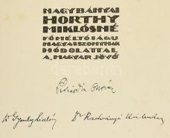 1921 Magyar Jövő. ,,Nagybányai Horthy Miklósné főméltóságu nagyasszonynak hódolattal a Magyar Jövő&q...