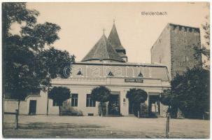 Vidombák, Weidenbach, Ghimbav (Brassó); Johann Murz üzlete / shop of Johann Murz. Mihail I. Stroescu photo (EK)