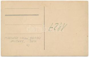 1927 Szerdahely, Miercurea Sibiului, Mercurea, Merkurea, Reussmarkt; Román katonák csoportja / Roman...