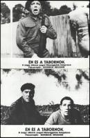 cca 1958 ,,Én és a tábornok" című angol filmvígjáték jelenetei és szereplői (főszereplő Norman Wisdom), 13 db vintage produkciós filmfotó ezüst zselatinos fotópapíron, a használatból eredő (esetleges) kisebb hibákkal, 18x24 cm