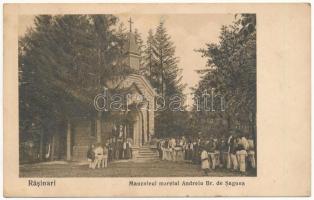 1934 Resinár, Rasinari; Mauzoleul marelui Andreiu Br. de Saguna / mauzóleum / mausoleum (fl)