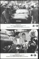 cca 1986 ,,Világautó" című NSZK-beli fantasztikus film jelenetei és szereplői, 6 db vintage pro...