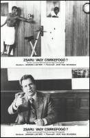 cca 1979 ,,Zsaru vagy csirkefogó?" című francia bűnügyi filmvígjáték jelenetei és szereplői (fő...