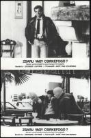 cca 1979 ,,Zsaru vagy csirkefogó?" című francia bűnügyi filmvígjáték jelenetei és szereplői (fő...