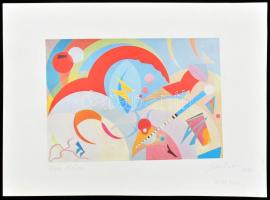 Severino jelzéssel (Lino Severino?): Zarte Action, 1983. Nyomat, papír, számozott (345/500). Lap szé...