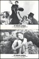 cca 1979 ,,A fekete paripa" című amerikai film jelenetei és szereplői, 6 db produkciós filmfotó...