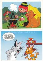 40 db MODERN rajzolt üdvözlő és mese képeslap vegyes minőségben / 40 modern graphic greeting postcar...