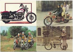 12 db MODERN motívum képeslap motorkerékpárokról / 12 modern motive postcards of motorbikes