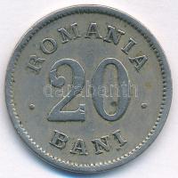 Románia 1900. 20b Cu-Ni T:2 R!  Romania 1900. 20 Bani Cu-Ni C:XF RARE!  Krause KM#30