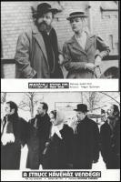 cca 1989 előtti külföldi filmek egy-egy jelenete, 27 db vintage produkciós filmfotó, ezüst zselatinos fotópapíron, a használatból eredő (esetleges) kisebb hibákkal, 18x24 cm