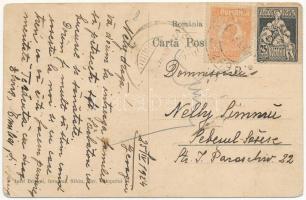 1924 Algyógy, Geoagiu; Sanatoriul / szanatórium / spa, sanatorium (ázott sarkak / wet corners)