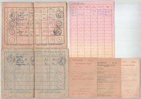 ~1980-1989. "Országos Takarékpénztár" 3xklf valutalap, nyeremény-és postai takarékbetétkön...