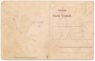 Buttyin, Körösbökény, Buteni, Bucin; Calea Aradului cu Banca Victoria si Judecatoria de ocol / utca,...