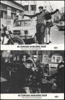 cca 1968 ,,Az éjszaka rablásra való" című olasz film jelenetei és szereplői, 21 db vintage prod...