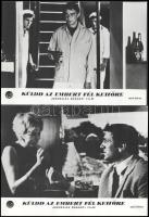 cca 1968 ,,Küldd az embert fél kettőre" című jugoszláv bűnügyi film jelenetei és szereplői, 13 ...