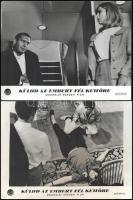 cca 1968 ,,Küldd az embert fél kettőre" című jugoszláv bűnügyi film jelenetei és szereplői, 13 ...