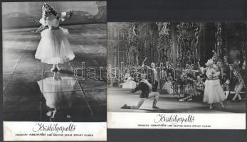 cca 1967 Prokofjev Hamupipőke című balettjéről készült ,,Kristálycipellő" című szovjet film jel...