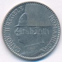 Románia 1937. 50L Ni "II. Károly" T:AU  Romania 1937. 50 Lei Ni "Carol II" C:AU  Krause KM#50