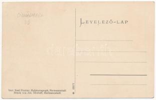 Kisdisznód, Michelsberg, Cisnadioara; Kirchgang sächsischer Bauern / Szász parasztok a templomba men...