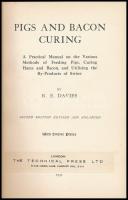 R. E. Davies: Pigs and bacon curing. [Sertés és szalonna pácolás.] Technical Press Manuals. London, ...