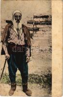 1915 Ada Kaleh, Bego Mustafa / Turkish bey + "Proviantur des k.u.k. Kommando Oberst Vukadinov" (EK)