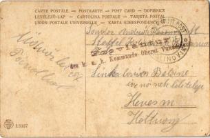 1915 Ada Kaleh, Bego Mustafa / Turkish bey + "Proviantur des k.u.k. Kommando Oberst Vukadinov&q...