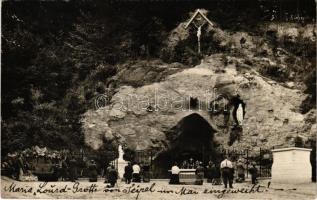 1925 Maria Gugging (Klosterneuburg), Maria Lourdes Grotte. photo