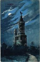 Zimony, Semlin, Zemun; Milleniums Denkmal / Millenniumi emlékmű / Hungarian Millennium monument (EK)