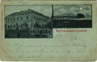 1899 (Vorläufer) Fonyód, Hotelier Vadkerty szálloda (EB)