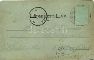 1899 (Vorläufer) Fonyód, Hotelier Vadkerty szálloda (EB)