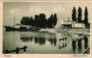 1931 Fonyód, Kikötő, "KELÉN" gőzös, gőzhajó (EK)