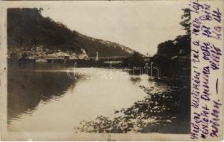 1907 Diósgyőr (Miskolc), látkép. photo (kis szakadás / small tear)