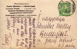 1907 Diósgyőr (Miskolc), látkép. photo (kis szakadás / small tear)