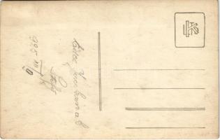 1925 Budapest I. Gellérthegy, Szent Gellért szobor télen. photo (fl)