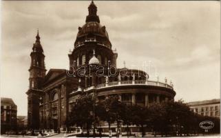 1929 Budapest V. Szent István bazilika. Csiky Foto (EK)