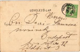 1910 Trencsénteplic, Trencianske Teplice; Hamman Bad Innen / Hamam fürdő, belső. Szold Henrik kiadás...