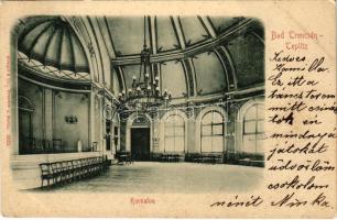 1900 Trencsénteplic, Trencianske Teplice; Kursalon / Gyógyterem / spa, interior (fl)