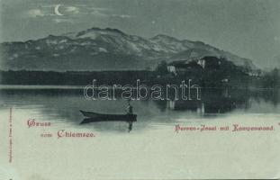 1898 Chiemsee at night