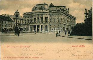 1900 Pozsony, Pressburg, Bratislava; Városi színház / theatre (EK)