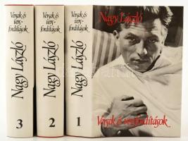 Nagy László: Versek és versfordítások I-III. Negyedik, bővített kiadás. Magvető, 1985. Kiadói egészvászon kötés, kiadói papírtokban, jó állapotban.