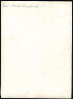 Modell lány pózol, amatőr művészfotó, a hátoldalon feliratozva, 23,5x17,5 cm