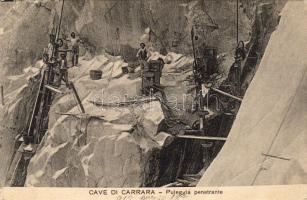 Carrara Marmorbergbau