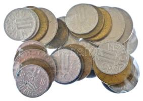 33db-os vegyes osztrák érmetétel T:XF-F 33pcs of mixed austrian coin lot C:XF-F