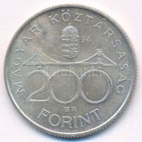 1994. 200Ft Ag "Deák Ferenc" T:AU,XF
Adamo F13.1