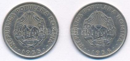 Románia 1955. 50b Cu-Ni + 1956. 50b Cu-Ni T:XF,VF fo.
Romania 1955. 50 Bani Cu-Ni + 1956. 50 Bani C...