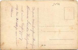 1917 SMS Novara, Helgoland és Saida és előttük egy L 88-as hidroplán / K.u.K. Kriegsmarine Rapidkreu...