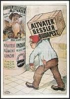 3 db reprint plakát: Dreher Bak Sör, Altvater Gessler Bp., Gschwindt, 34x24 cm