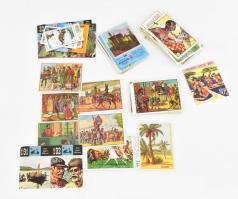 cca 100-120 darab francia papírkép, különböző méretben és témában, szép gyűjtemény.