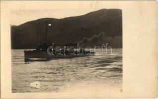 SMS DUKLA osztrák-magyar haditengerészeti Ersatz-Triglav osztályú romboló / K.u.K. Kriegsmarine Zerstörter / Austro-Hungarian Navy destroyer. photo